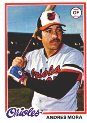 1978 Topps Baseball Cards      517     Andres Mora
